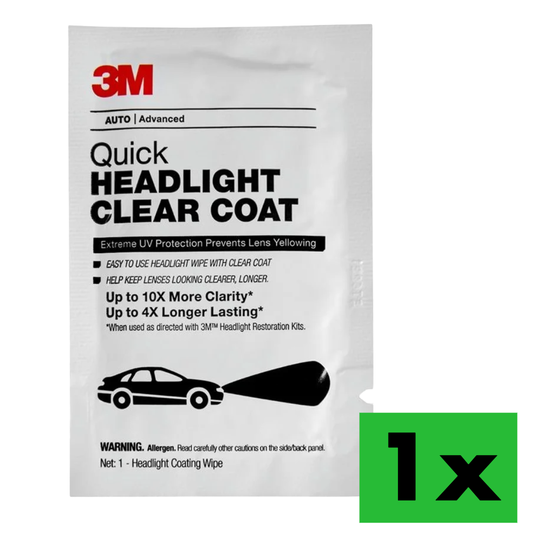 3M Quick Headlight Clear Coat Wipe