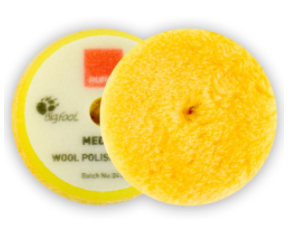 Rupes Medium Polishing Yellow Wool Pad Available in 3" & 5" & 6" - Detailing World ATL