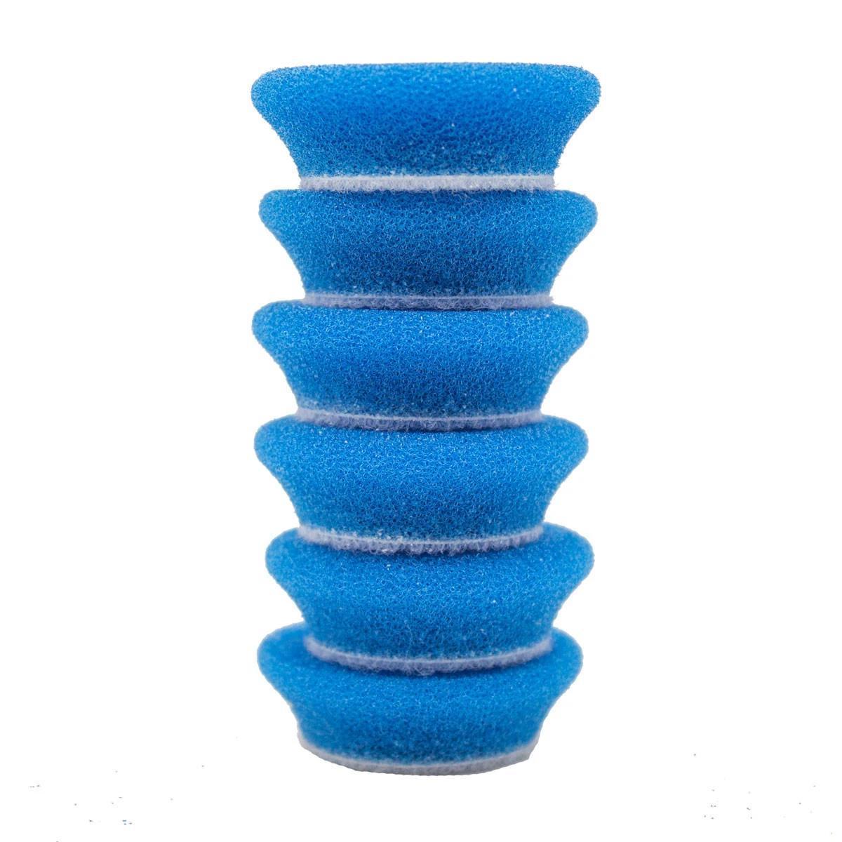 RUPES 6 Pack 40mm coarse cutting pads for paint correction, defect removal, and achieving a high-gloss automotive finish. part number 9DA40H. for Rupes iBrid