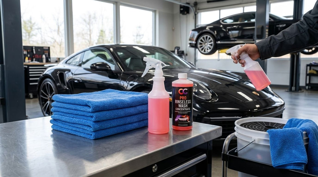 Best rinseless car wash products for pro detailers