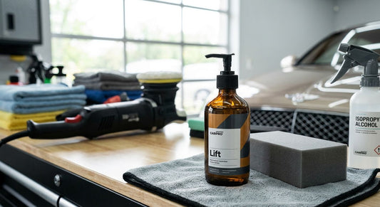 Ceramic coating prep solvents for professional installers