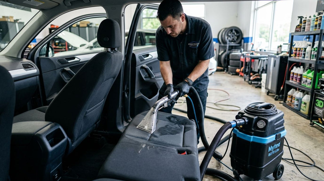 Carpet extractors for detailing shops cleaning upholstery