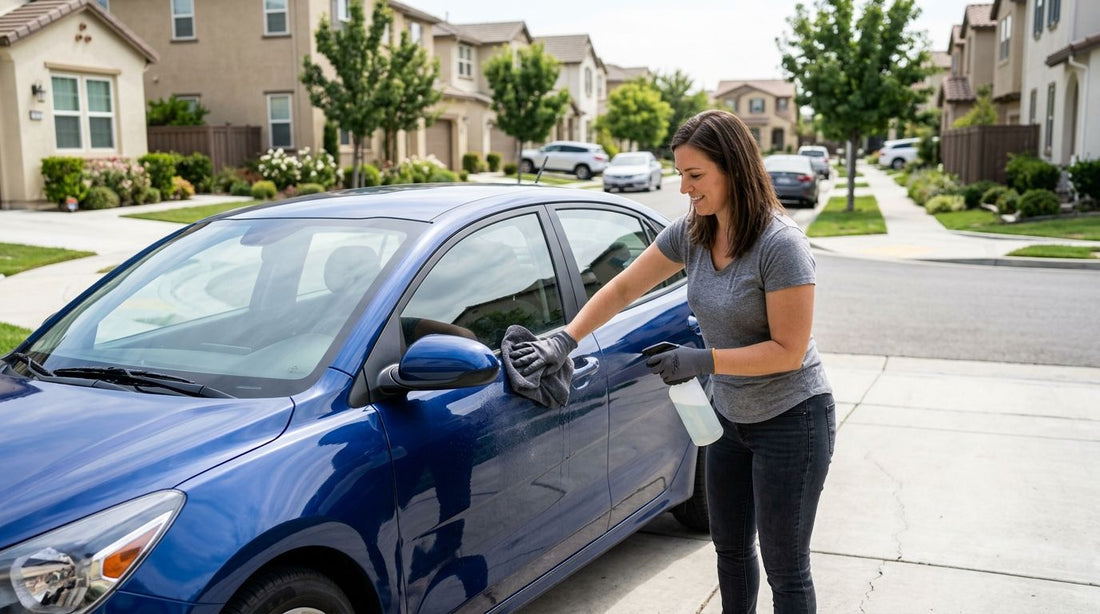 Waterless wash products for HOA communities banning hose use