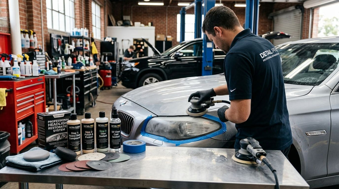 Best headlight restoration kits for professional detailers