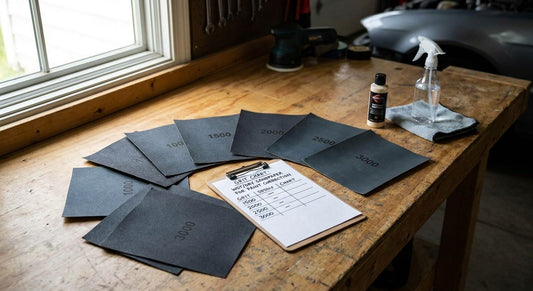 Best wet or dry sandpaper grit chart for paint correction