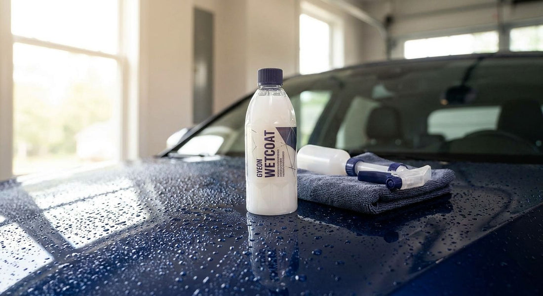 Gyeon WetCoat for spray-on ceramic top-ups between washes