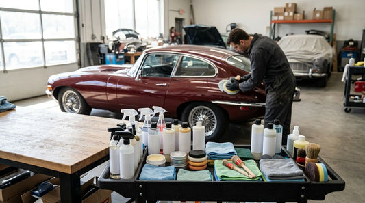Detailing supplies for classic car restoration shops