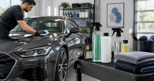 Best low-VOC detailing chemicals for enclosed indoor shops