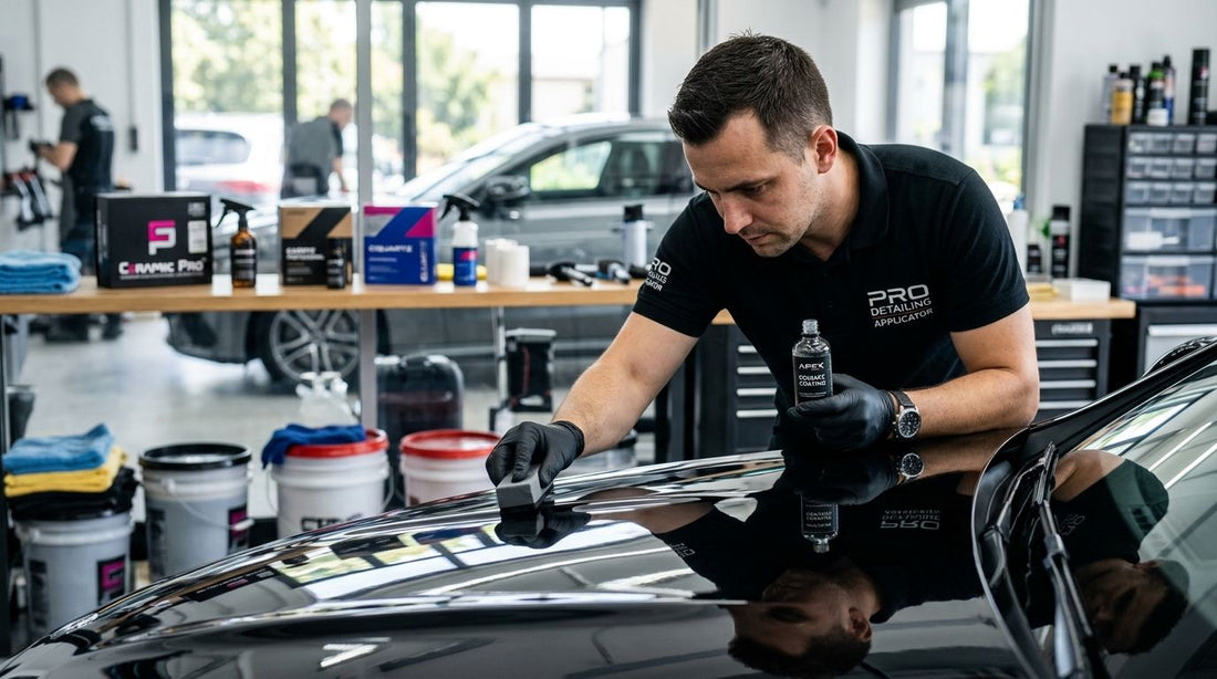 Professional-grade ceramic coating kits for detailing businesses