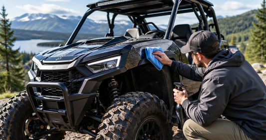 Ceramic coatings for ATV and UTV off-road vehicles