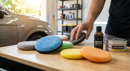 Applicator pads for ceramic coating and wax installers