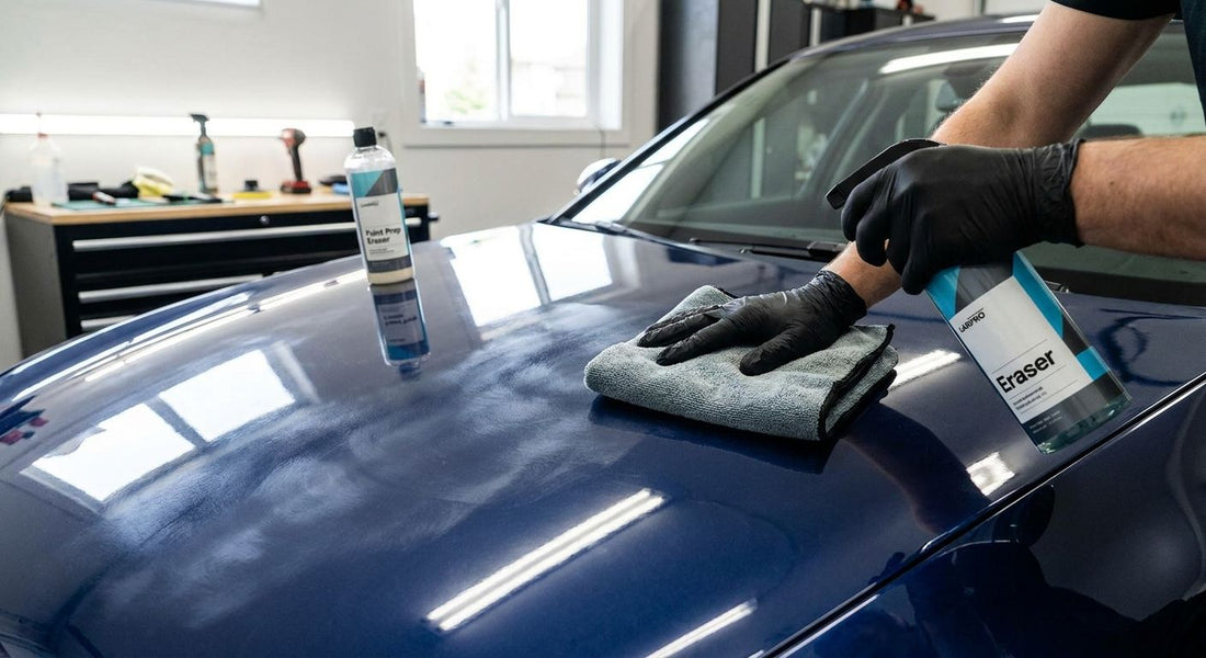 How to strip old wax and sealant with a paint prep eraser