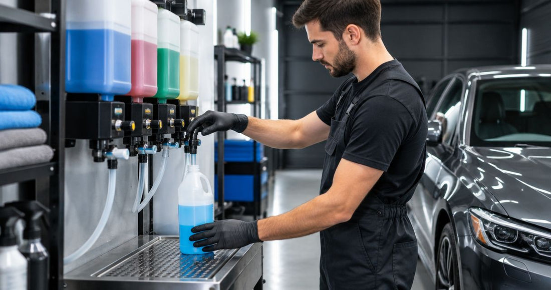 Best chemical dilution systems for detailing shops