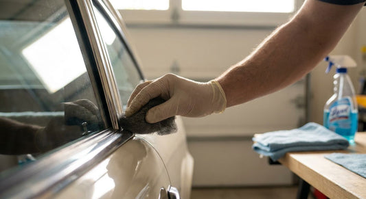 How to use fine steel wool safely on car trim and glass