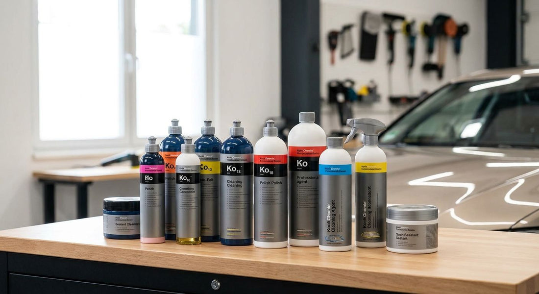 Koch Chemie chemical lineup for professional detailing businesses
