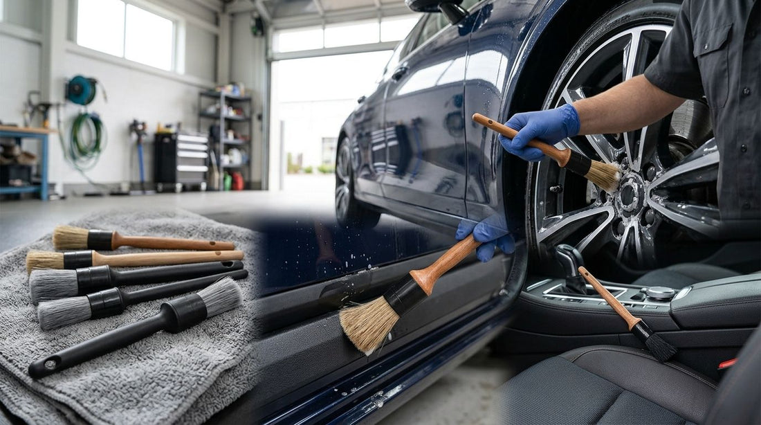 Best detailing brushes for wheels, trim, and interior work