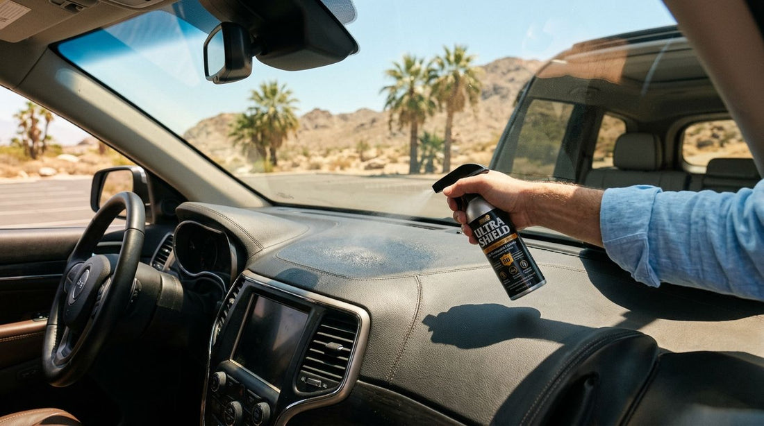 UV protectant sprays for dashboards in hot climates