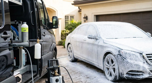 Snow foam for foam cannon setups on mobile detailing rigs