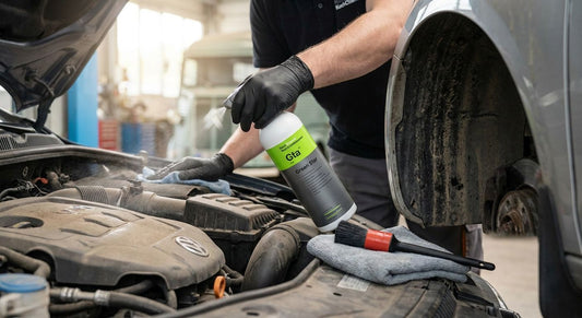 Green Star degreaser for engine bay and wheel well cleaning