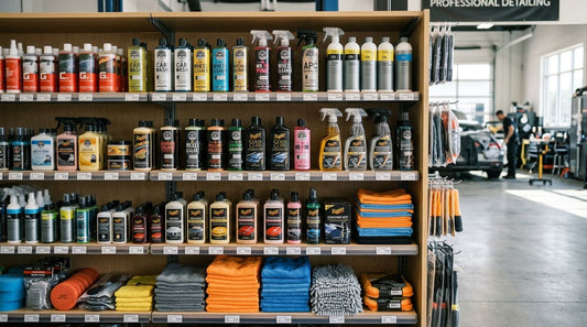 How to stock a retail shelf for a car wash or detail shop