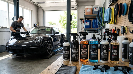 Private label detailing chemicals for shops building their own brand