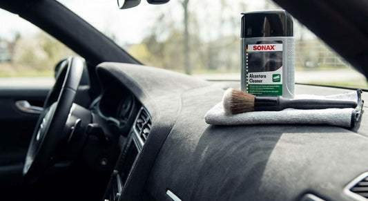 How to clean alcantara interior trim without water stains