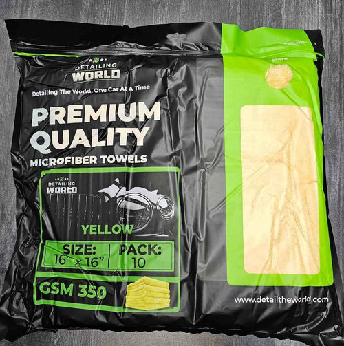 Detailing World Microfiber Towels -10Pack Action