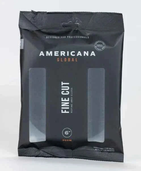 Americana Fine Cut Polishing Foam Pad (black) Available in 3