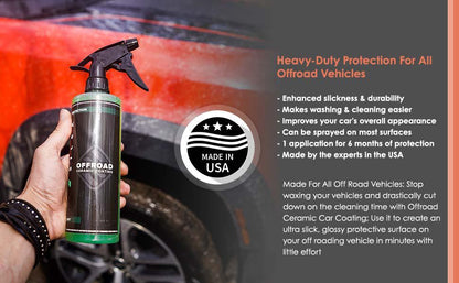 HydroSilex Offroad Vehicle Ceramic Coating - Protective Ceramic Detail Spray for Off Roading SUV, ATV, UTV, Dirt Bike, 4 Wheeler