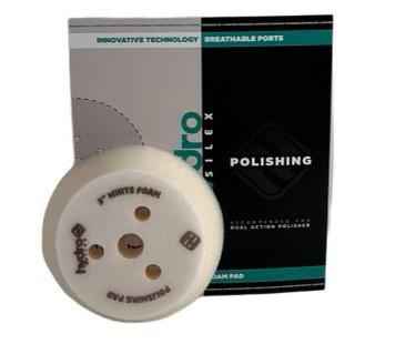 Hydrosilex Polishing White Foam Pad Action