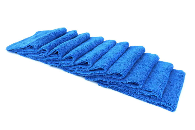 Microfiber Towels 340GSM Edgeless Navy Blue 10pk