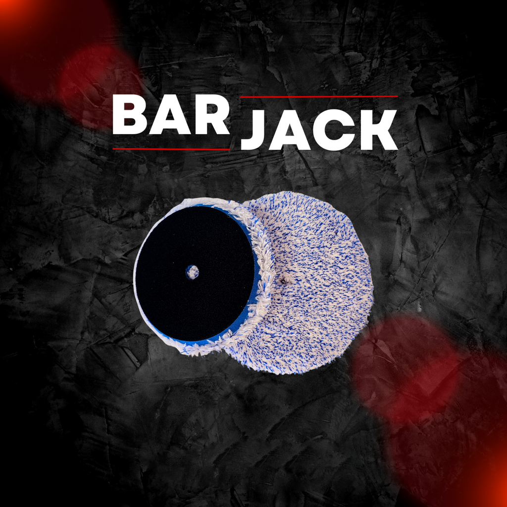 BarJack Blue/White Microfiber Pad