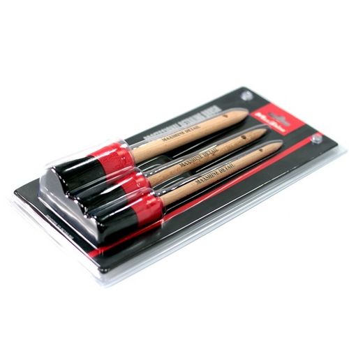 Maxshine Detailing Brush Set - 3 Pack Action