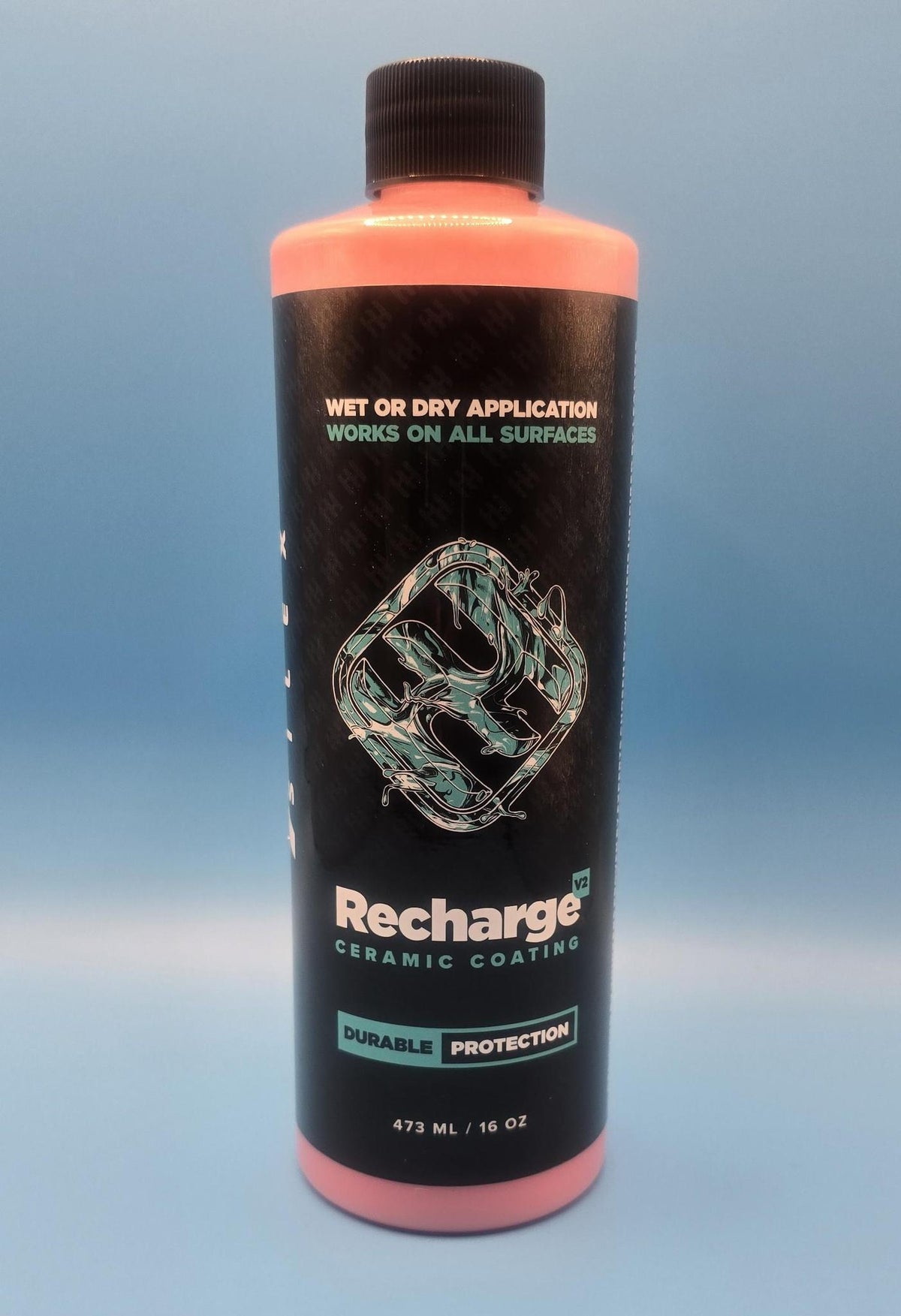 HydroSilex Recharge 16 oz ceramic detail spray for enhancing gloss, slickness, and hydrophobic protection on coated vehicles