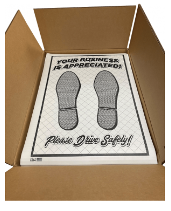 Paper Floor Mats 250 Count