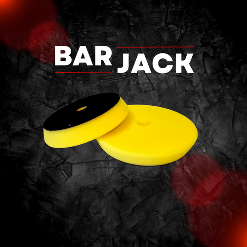 Barjack Yellow Medium Foam Pad 5" & 6"