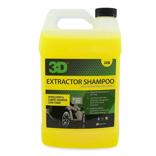 3D Extractor Shampoo Action