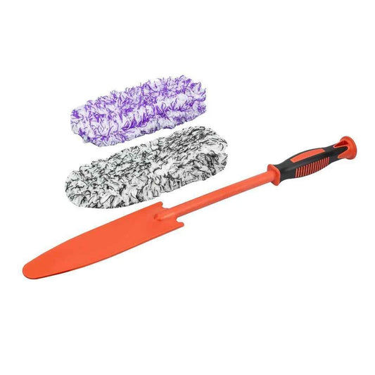 MaxShine Microfiber Soft Wheel Brush with replaceable brush head for removing brake dust and road grime from wheels while protecting delicate finishes