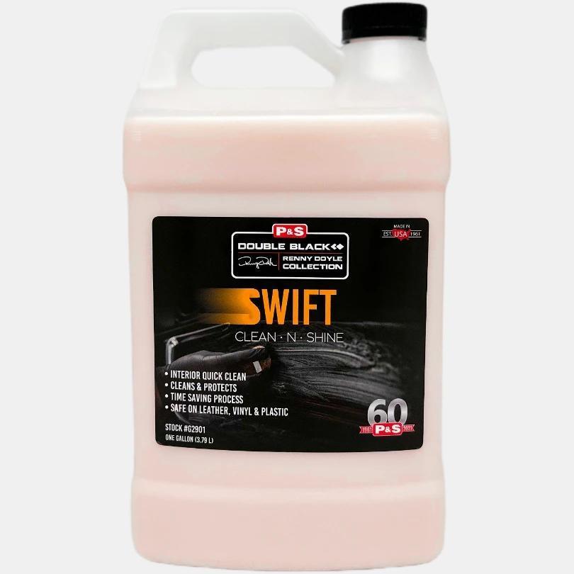 P&S Swift Clean and Shine waterless wash and quick detail spray for cleaning automotive paint, boosting gloss, and maintaining a freshly detailed finish